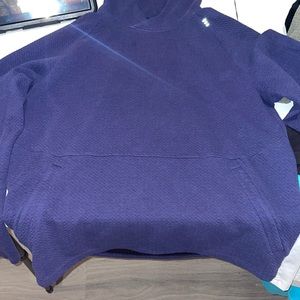 Heathered Night Sea At Ease Hoodie